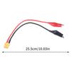 Xt60 Connector Cable Alligator Clips For Measure Tool Skyrc Nc2500 Pro Motor Run-In Line 14Awg Power Connection Cable