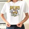 Летняя мода с надписью JUST RICH Printed Women's Casual Pure Cotton Short Sleeve Top T Shirts Women's