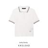 Kaslead New Arrival Women's Clothing Fashion Style Fashion Rib Eight-Strand Short Sleeve Polo 5644851