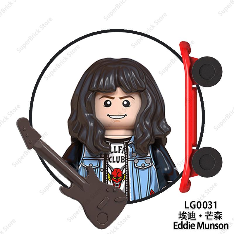 Montauk Upside Down World Building Blocks Demogorgon Vecna Eleven Mini Action Figures Bricks Model Movies Dolls Toys Kids Gift