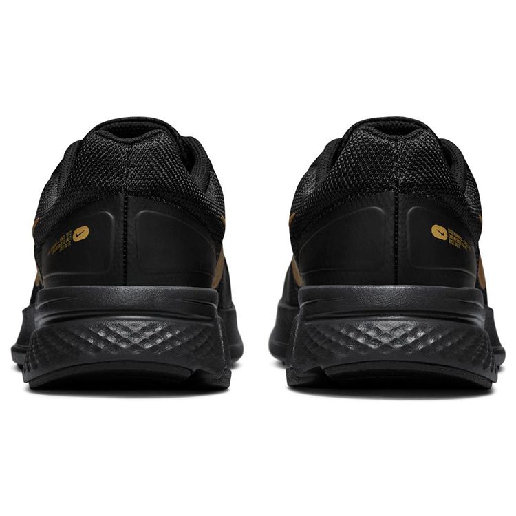 Nike Кроссовки мужские Run Swift 2 Черный Металлик Золотой Темно-серый CU3517-010