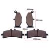 1 Set Motorcycle Front Rear Brake Pads Set Kit for SUZUKI GSX1300 GSX 1300 Hayabusa GSX1300R GSX1300 R Brembo Calipers 2013-2015