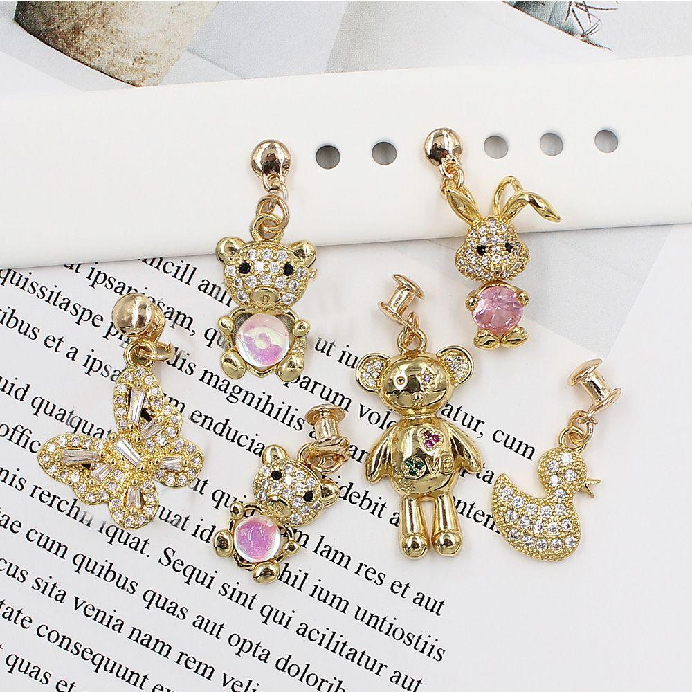 Ремешок для часов Силиконовый браслет Наручные подвески Декоративное кольцо Ремешок для часов Орнамент Ремешок Аксессуары