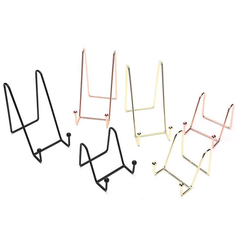 Plate Display Stand Picture Easel Metal Plate Stands Holder Display