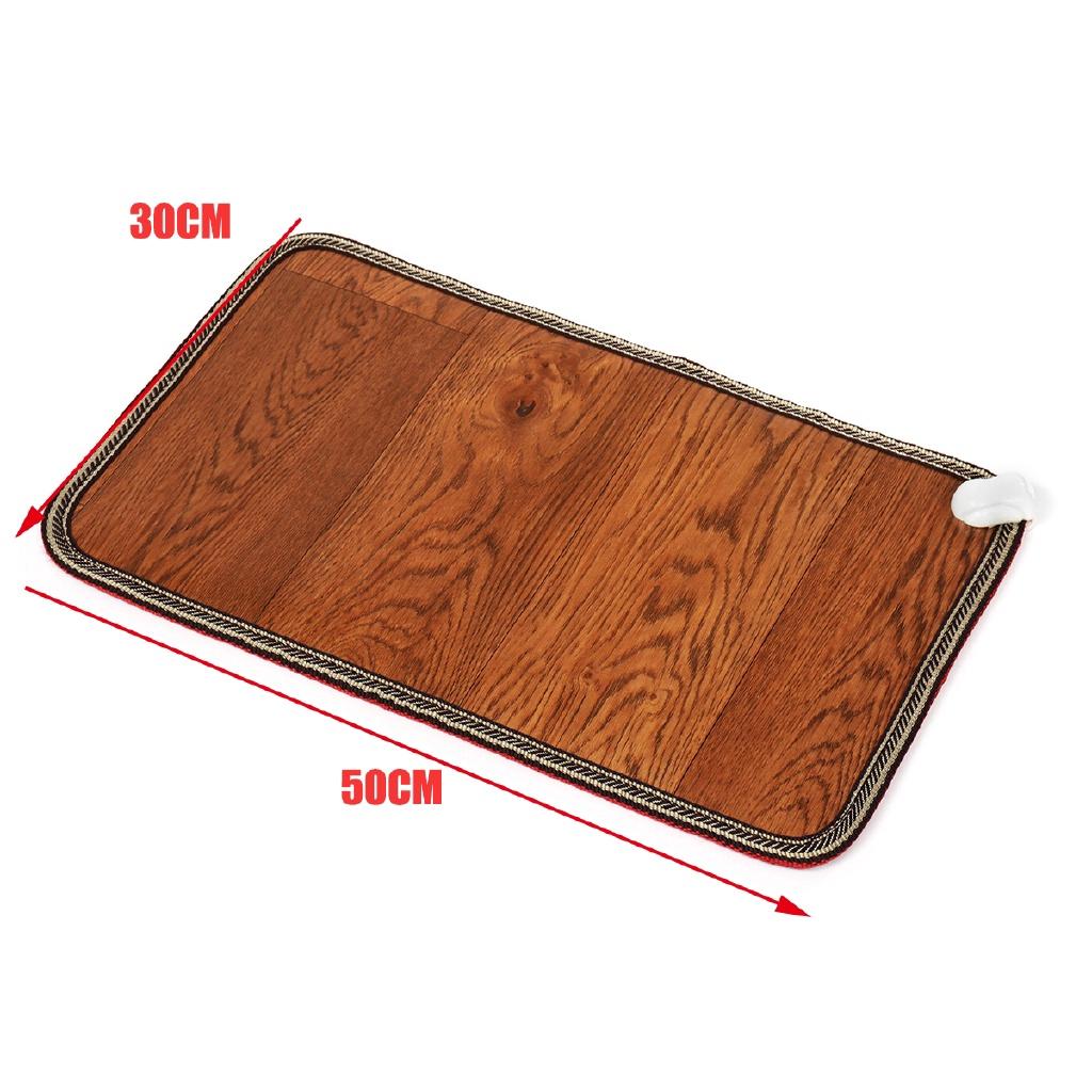 Electric Heating Pad Winter Warmer Mat Thermal Foot Feet Heater Floor Carpet Mat Pad Warm Feet 50W