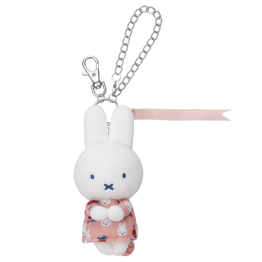 Bruna MIFFY FRUITS Bag Charm Miffy Plush Approximately 13cm Tall Chokkori-san (Apple) Toy,