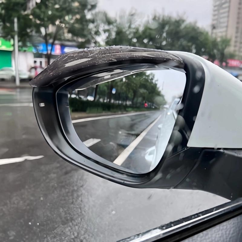 Автомобильный универсальный дождевик Rainbrow для заднего хода, маленькое круглое зеркало для мусора, слепая зона, непромокаемая пленка, прозрачный комплект для автомобиля