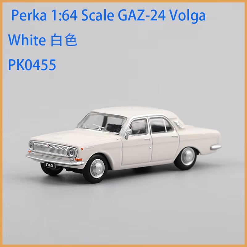 Перка 1:Масштаб 1:64 Модель автомобиля ГАЗ-24 Волга из сплава Украшение Сувенир Дисплей Коллекция Хобби Подарок