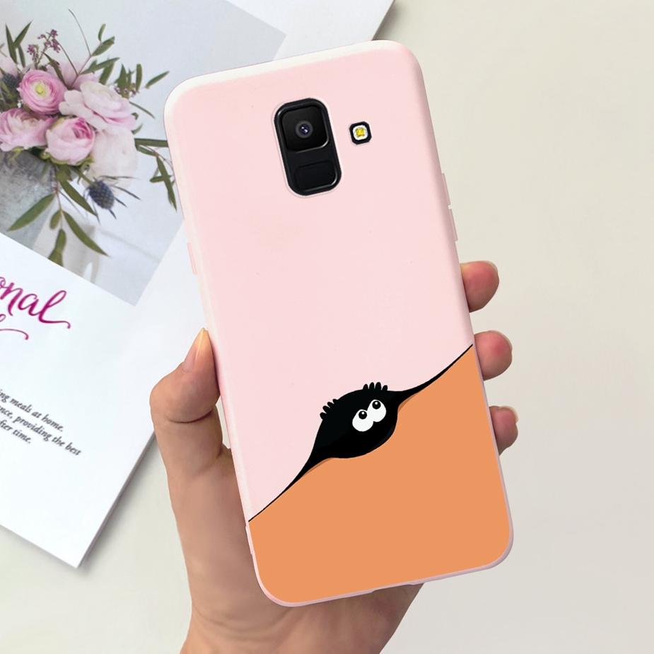 Чехол для Samsung Galaxy A6 Plus 2018 SM-A605F Милый Чехол-Мультяшный Динозавр Мягкий ТПУ Чехол для Телефона Для Samsung A6 2018 A600F A6+ Сумки
