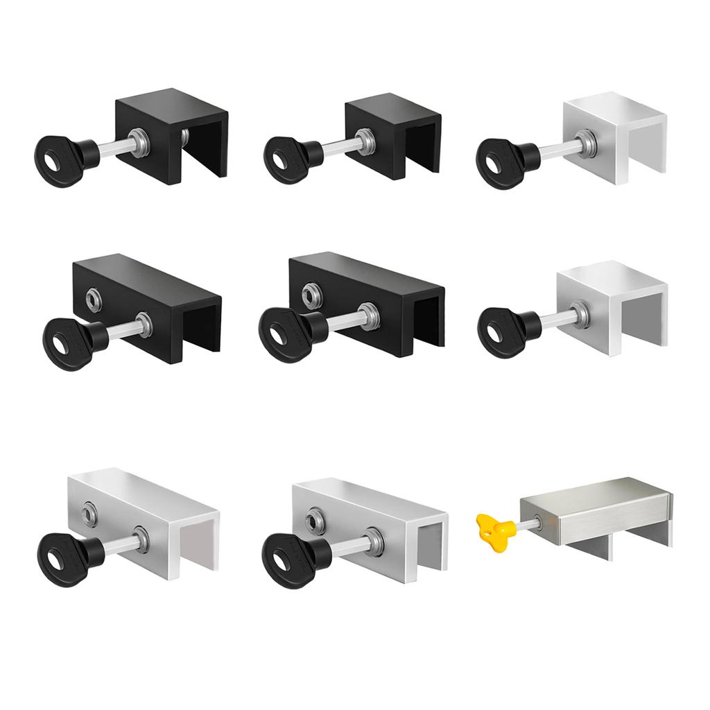 Adjustable Sliding Window Stops Security Window Locks with Keys for Vertical and Horizontal Sliding Windows Enduring