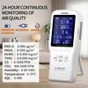 Новый портативный детектор качества воздуха 9-в-1 PM2.5 PM10 HCHO TVOC CO CO2 AQI Температура Влажность Многофункциональный ЖК-цифровой монитор качества воздуха для дома