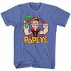 Мужская футболка Popeye The Sailor Man Мультяшная сжимающая банку шпината Унисекс футболка
