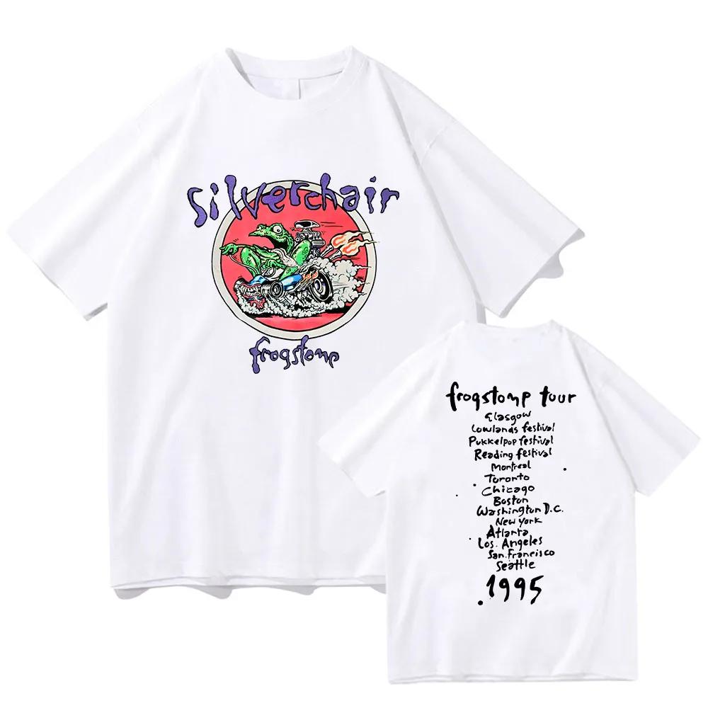 Cotton WomenUnisex Teeshirt Silverchair Frogstomp Tshirts High Quality Cotton Comfortable Tshirts Summer Casual Camisetas