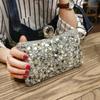 New Fashion Women's Bag Night Dinner Bag Diamond-encrusted Shoulder Messenger Bag Hand-in-hand Grab Mini Bag