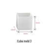 DIY Heart, Round, Square, Geometric Silicone Mold for Epoxy Resin Pendant and Crystal Specimen Crafting