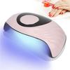 120W UV Nail Lamp LED Gel Polish Dryer Fast Dry Induction Manicure Tool 110‑240VPink US Plug