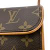 LOUIS VUITTON Monogram Florentine Waist bag Pochette Monogram canvas Brown Used