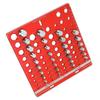 Nut and Bolt Screw Checker, 34 Inch and Metric Nut and Bolt Identification Gauge