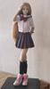 Figure High School Girl Cute Innocent White Gray Sailor Uniform and Stockings Set Fits TBLeague and Other Figures and Shoes Not [TOYBARJAPAN] 1/6