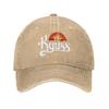 Классические бейсболки Kyuss Original Qotsa Snake Унисекс Потертая джинсовая кепка-snapback Kyuss Homme Хай-рок Тренировки Шляпы Кепка