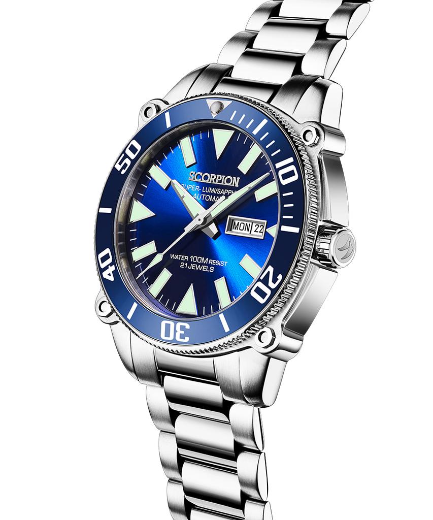 Seukolpion 100M Water Resistance Diver Automatic Watch Sp3494M-Bu