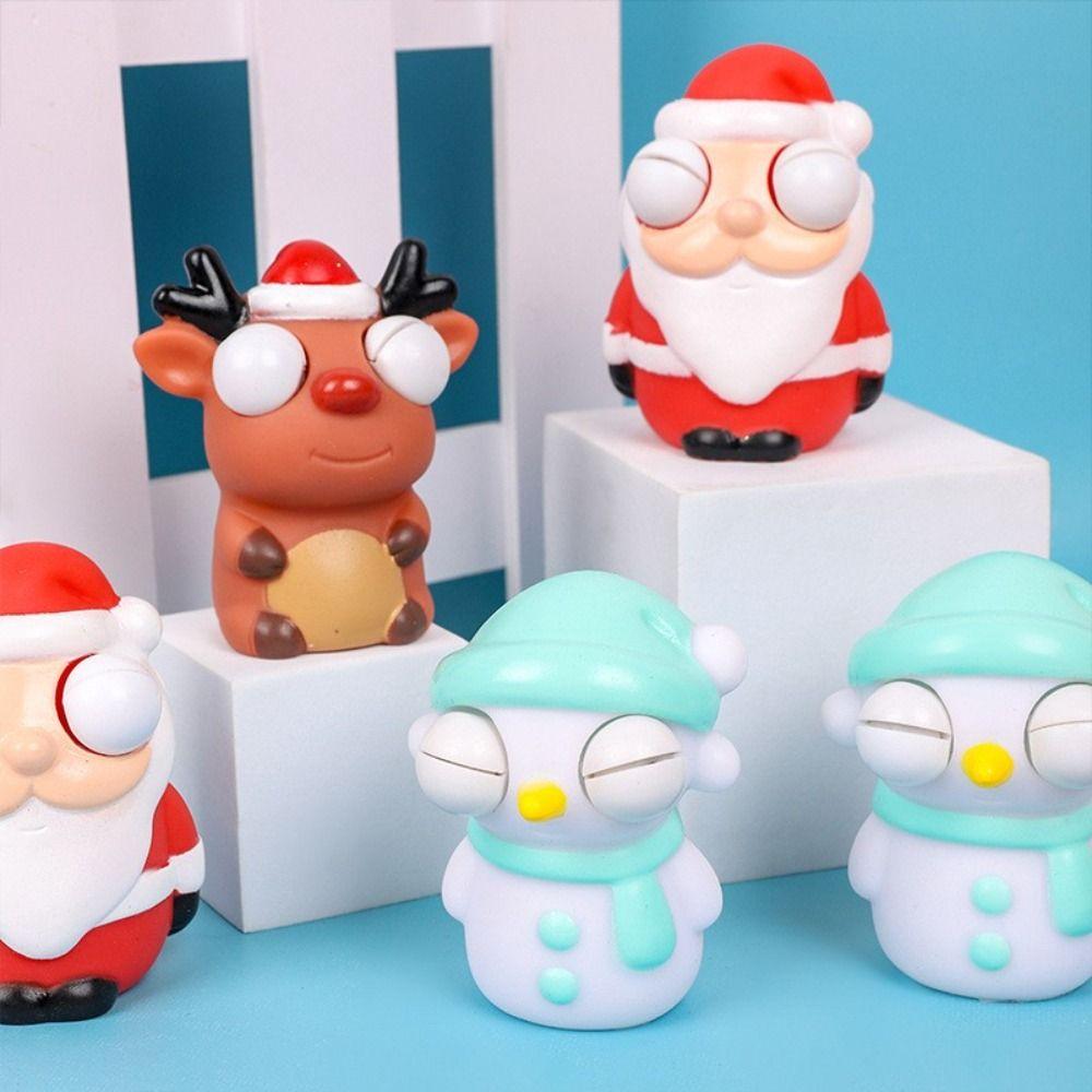 Christmas Creative Gift Santa Claus Anti Stress Squeeze Toys Kids Toys Sensory Toys Fidget Toy