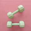 Набор цветных гантелей с резиновым покрытием для фитнеса и скульптурирования тела для женщин