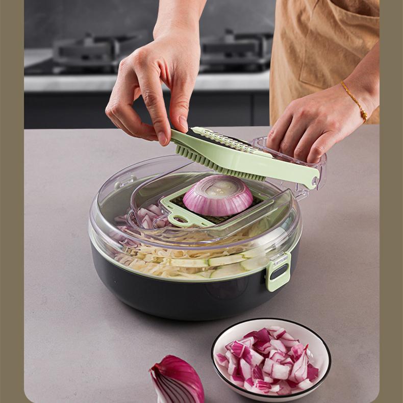 Овощерезка 9 в 1, многофункциональная овощерезка для домашней кухни, картофелерезка и терка, овощерезка