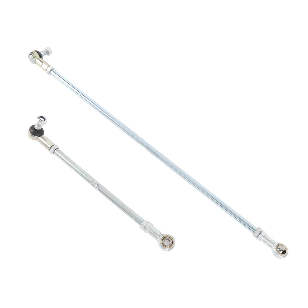 Go Kart Long Short Tie Rod Kit Steel Alloy Shock Proof Impact Resistant Enhanced Steering Sensitivity Replacement for
