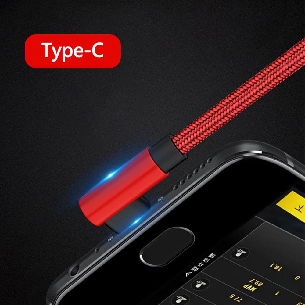 90-градусный кабель передачи данных 6A прямоугольный кабель для быстрой зарядки USB A на USB Type C PD 66W