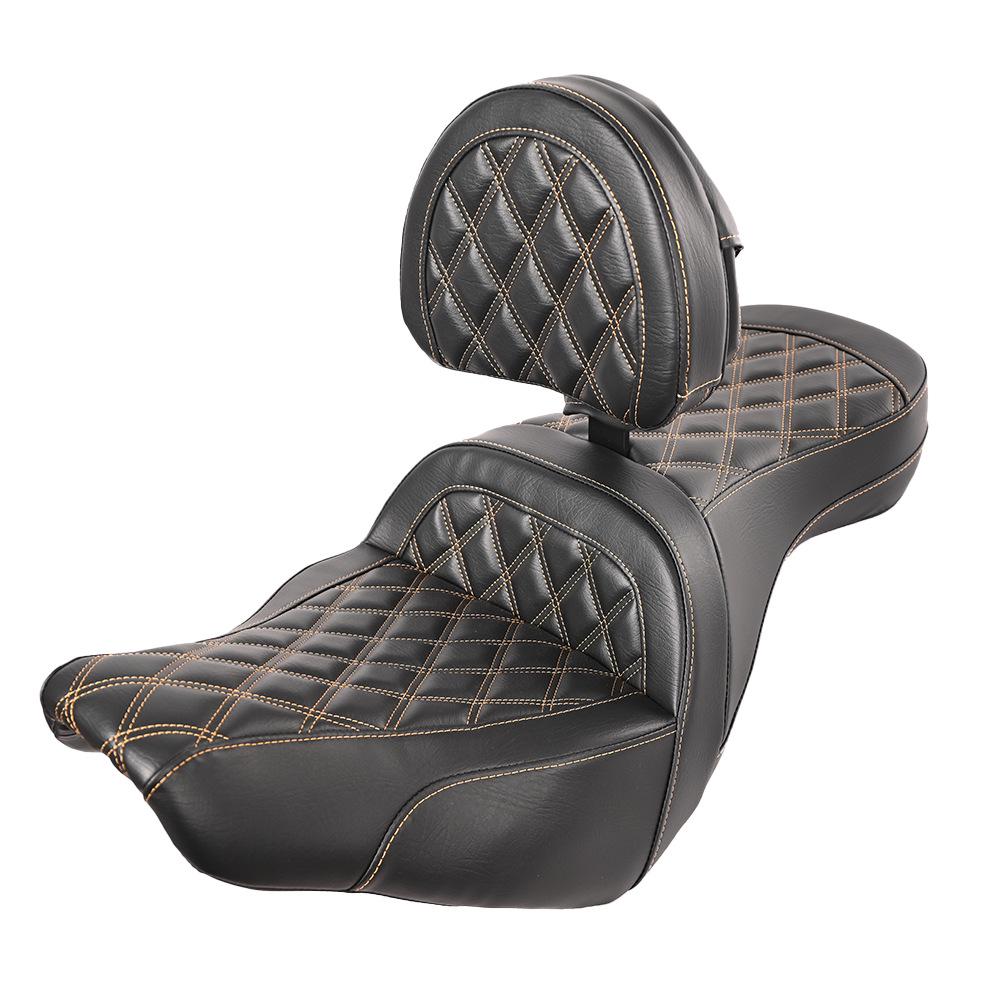 Мягкая подушка сиденья с поддержкой спины для Harley-Davidson Softail Streetfighter 18-25