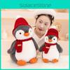 Hat Scarf Penguin Plush Toy Stuffed Animal Doll Cartoon Decoration Kids Gift