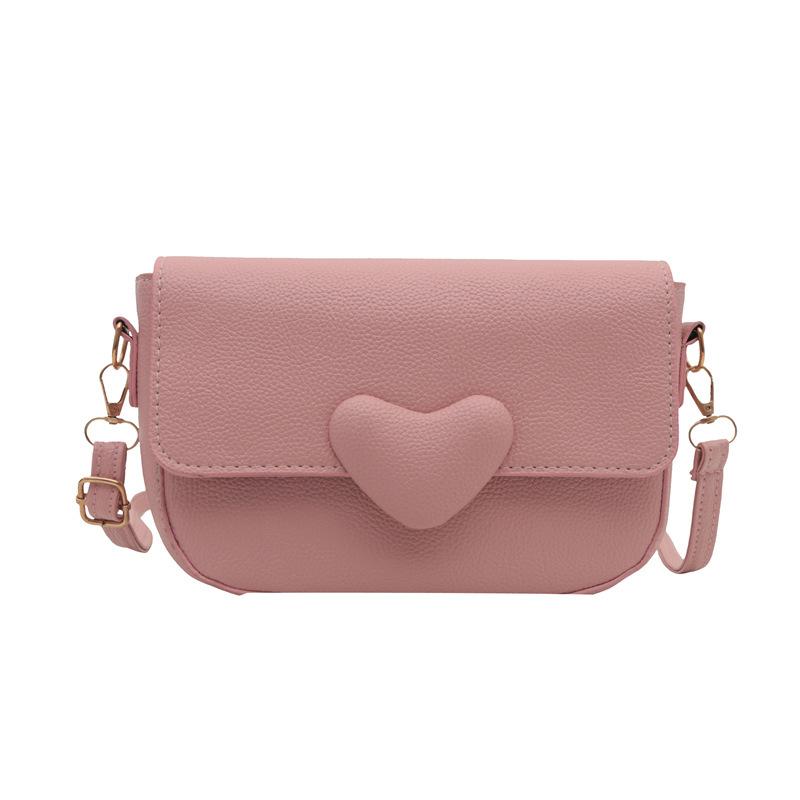 В этом году популярная маленькая сумка женская летняя 2024 новая текстурная нишевая сумка на одно плечо подмышкой кроссбоди персиковое сердце маленькая квадратная сумка