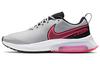 Кроссовки для бега Nike Air Zoom Arcadia из синтетической кожи, устойчивые к истиранию, низкие, для детей, серо-розовые CK0715-002