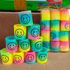 Mini Smiley Face Rainbow Spring Toy 3.2x3.5CM for Children