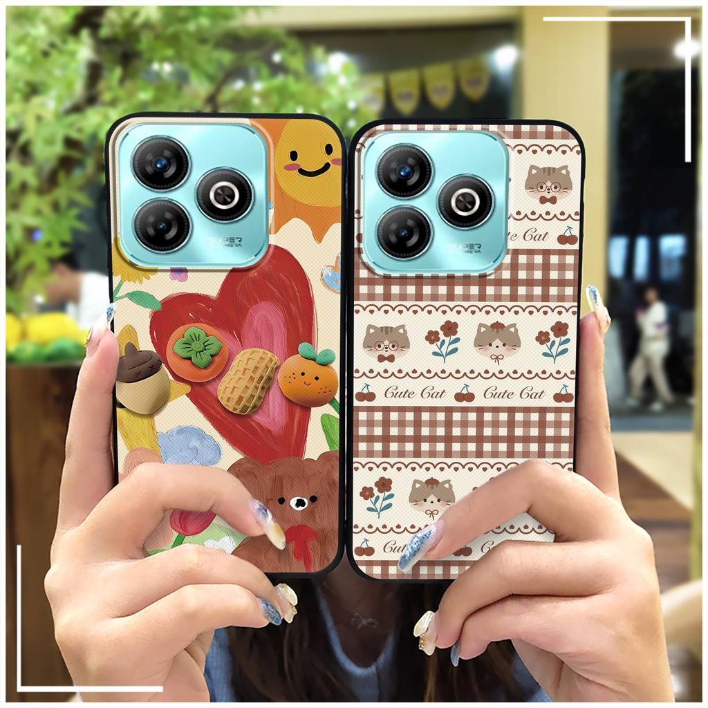 Shockproof Protective Phone Case For ZTE Blade A75 4G/Z2359 Full Wrap Anti-dust Back Cover Cute TPU Fashion Design