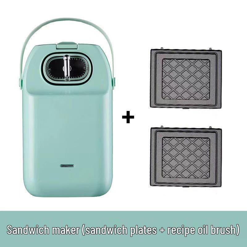 Multi-Function Breakfast Maker: Sandwich, Toast, Waffle, and Egg Cooker
