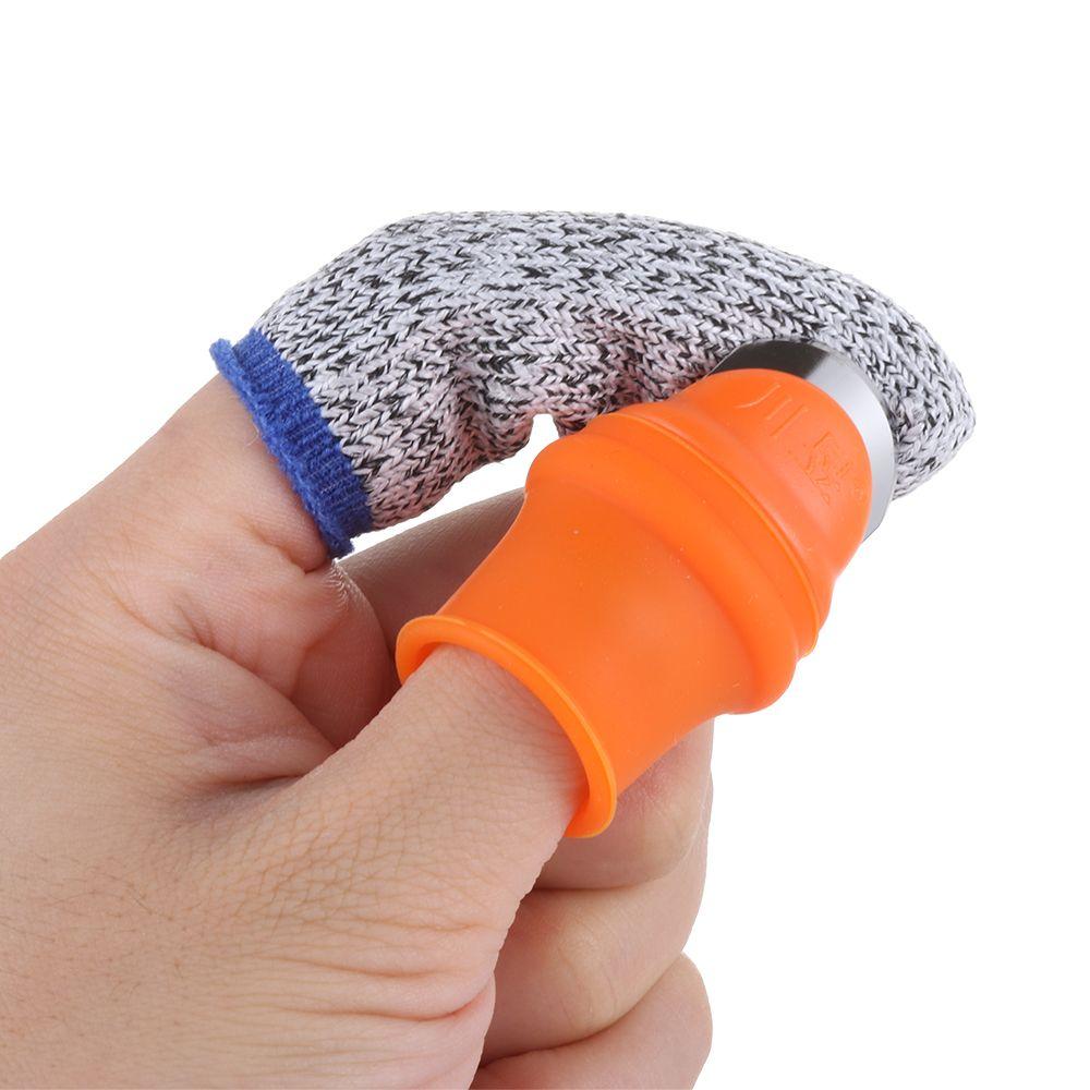 Инструмент для сбора урожая Садовые принадлежности Нож для большого пальца Сборщик бобов Защита пальцев Защитный чехол для пальцев, устойчивый к порезам