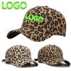Новая бейсболка с логотипом для женщин и леопарда из хлопка в стиле хип-хоп, регулируемая мужская кепка с козырьком, для занятий спортом на открытом воздухе, для танцев и вечеринок, для папы