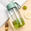 380ml Plastic Water Bottle Portable Cup Transparent Bottle Outdoor Sports Water Cup Student Portable Cup