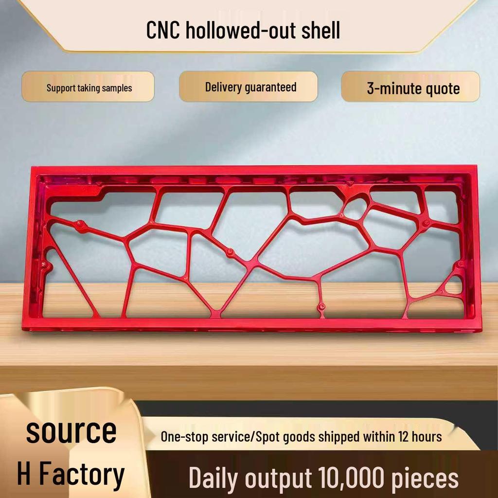 Корпус клавиатуры из анодированного алюминиевого сплава H60: Полый корпус для моделей с магнитной осью Wooting/MAD60/WIN60
