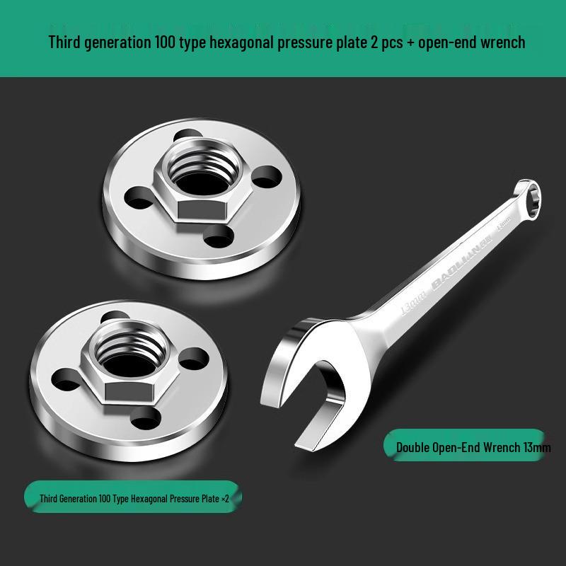 Универсальная крышка фланца и гайка для угловой шлифмашины (УШМ) для полировки и резки