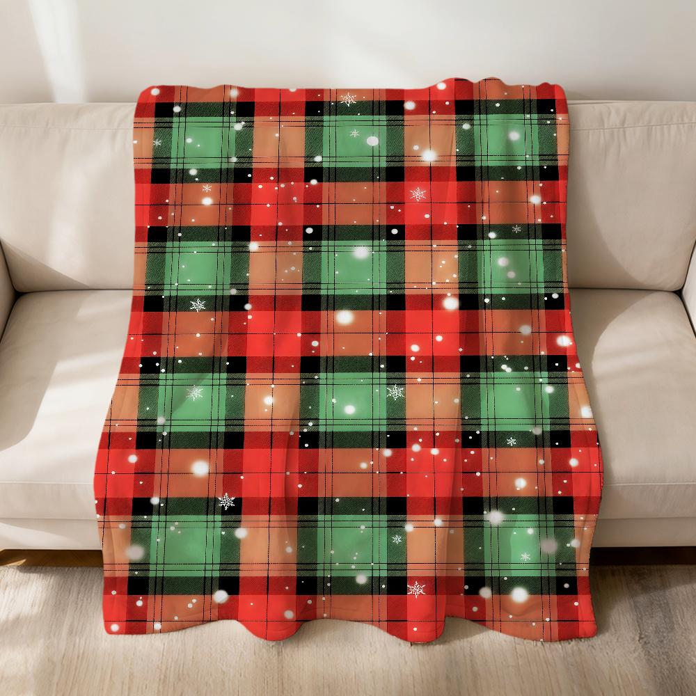 Christmas tree reindeer fashion art Flannel soft warm plush blanket sofa living room pet hogar bedroom gift home Car portable