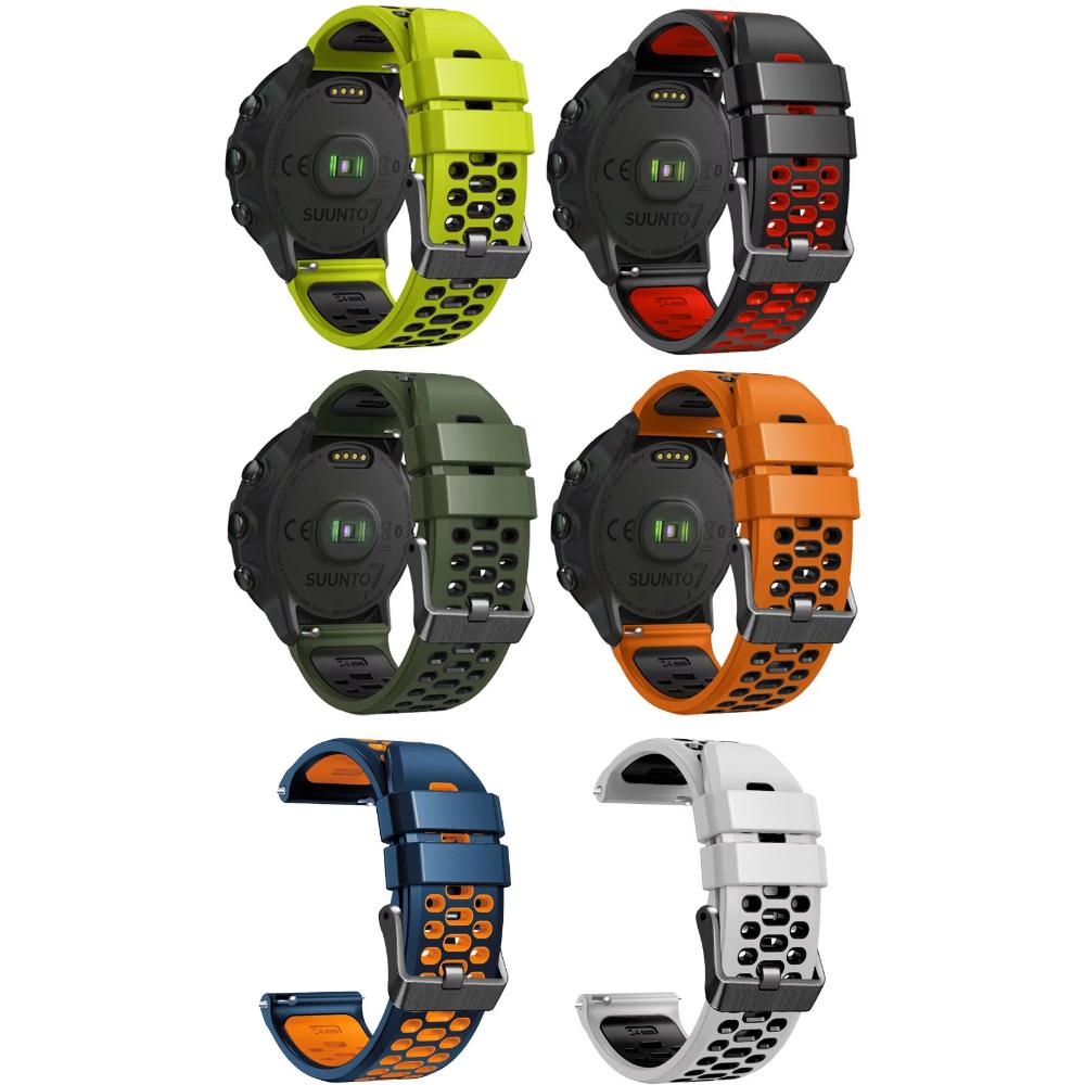 НОВЫЙ 24-мм силиконовый ремешок для часов COROS NOMAD Браслет для часов Suunto 9/ 7 / D5/ Spartan Sport Wrist HR/Garmin Venu X1