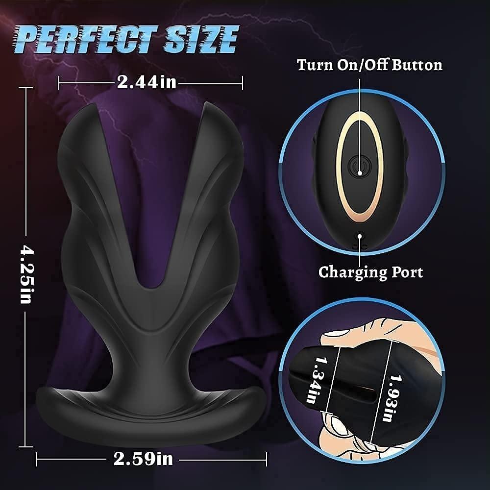 Электрический шок анальная пробка вибраторы мужской массажер простаты стимулятор клитора точки G пульт управления водонепроницаемая взрослая секс-игрушка