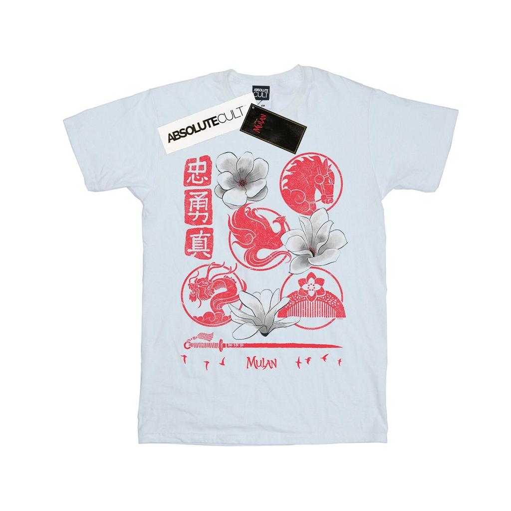 Disney Mens Mulan Movie Icons T-Shirt