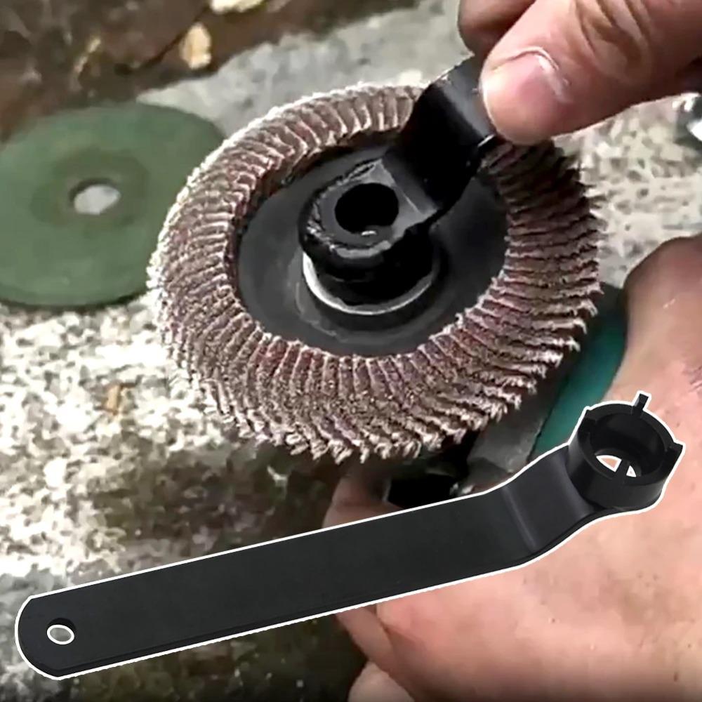 Multifunctional Angle Grinder Wrench Universal WoodWorking Spanner Useful Removal Wrench