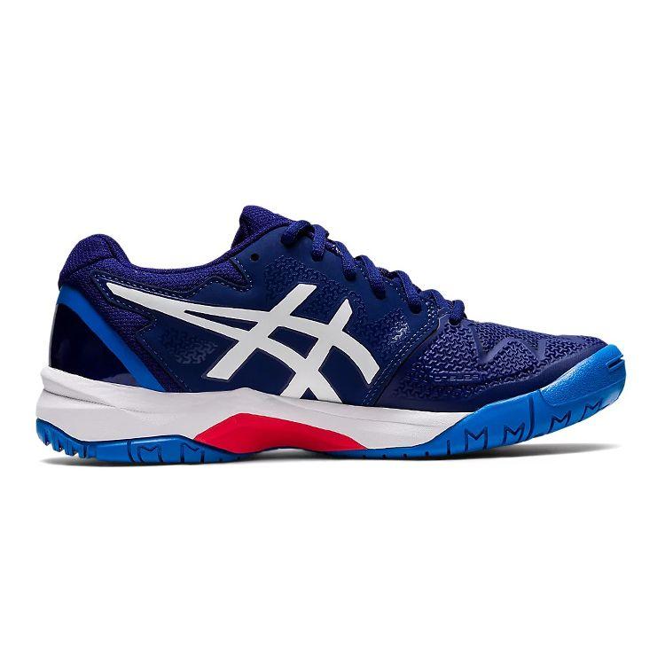 Asics Детские кроссовки Gel Разрешение 8 GS Dive Blue Белые 1044A018-405