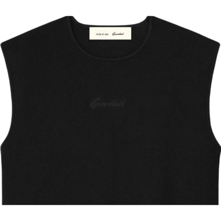 Fear of God Essentials Ss26 Женский укороченный топ в рубчик Signature Женские топы 192SP267871FW