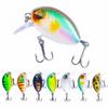 Mini Topwater Crankbait Fishing Lure 3.8cm 3.8g Artificial Wobblers Crank Bait Bass Trout Carp Swimbait Fishing Tackle